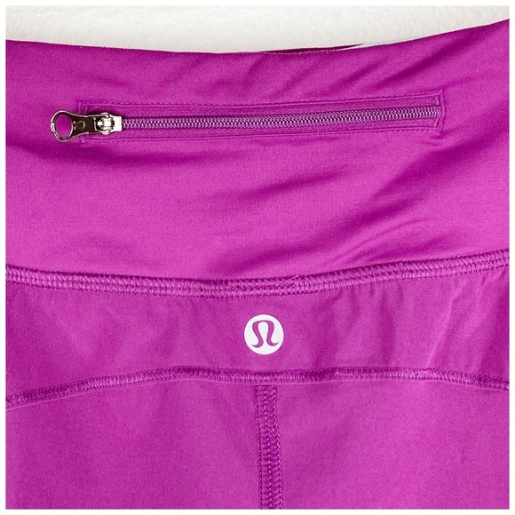 Lululemon‎ Real Quick Short in Regal Plum / Paradise Camo Multi Size 6 - Picture 9 of 11